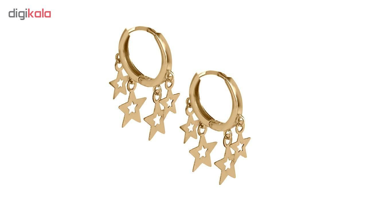 گوشواره طلا 18 عیار گالری مرجان مدل 0892 — تصویر 2 از 4