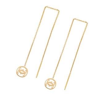 گوشواره طلا 18 عیار سپیده گالری کد SE0022 — تصویر 4 از 4