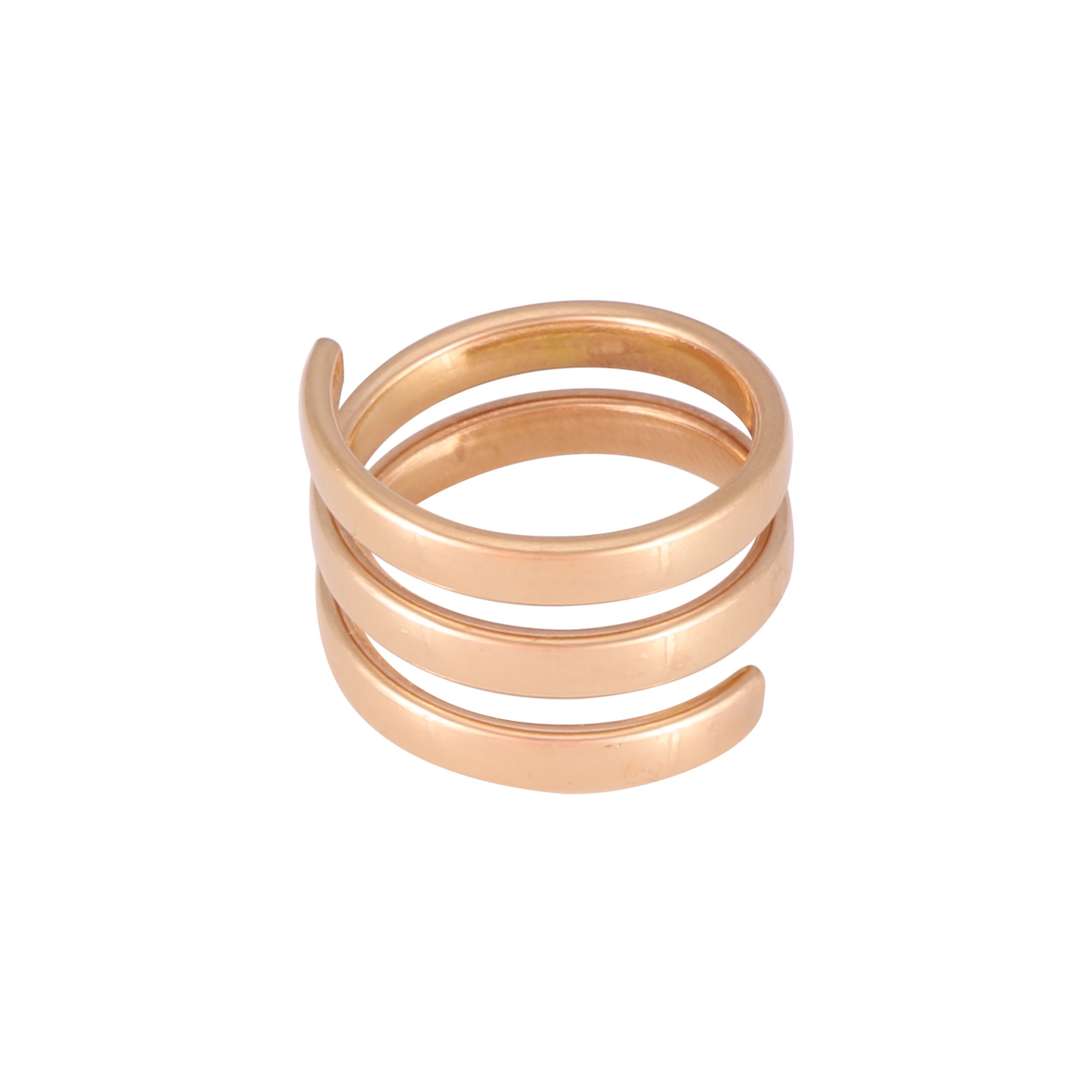 انگشتر طلا 18 عیار زنانه طرح حلقه ای کد G986 — تصویر 1 از 5