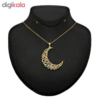 گردنبند طلا 18 عیار زنانه زرلوکس طرح ماه کد Zr7 — تصویر 3 از 3