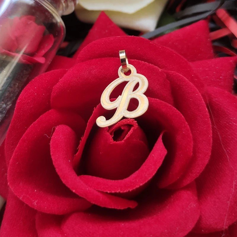 آویز گردنبند طلا 18 عیار زنانه نیکان گلد مدل B — تصویر 3 از 5
