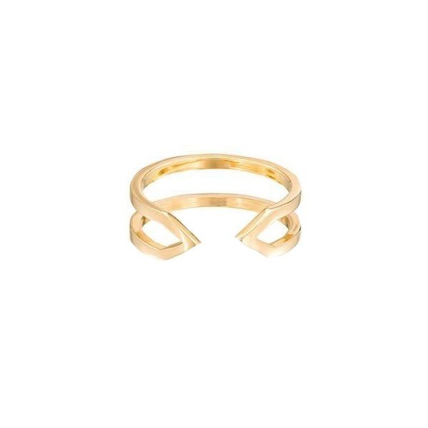 انگشتر طلا 18 عیار زنانه قیراط کد GH5781 — تصویر 1 از 3