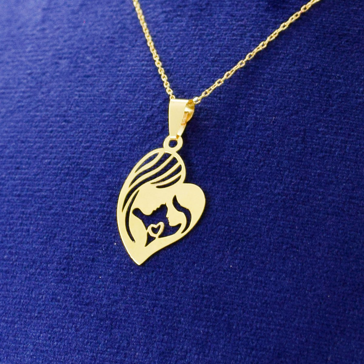 گردنبند طلا 18 عیار زنانه با زنجیر حلقه‌ای (فلامینگو) نیکان گلد مدل مادر — تصویر 4 از 6