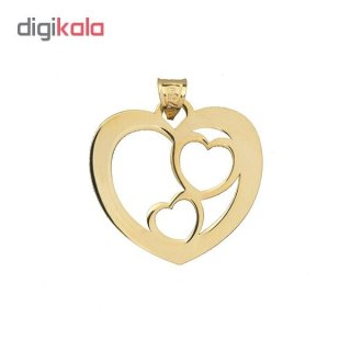 آویز گردنبند طلا 18 عیار زنانه کد DG037 — تصویر 2 از 2
