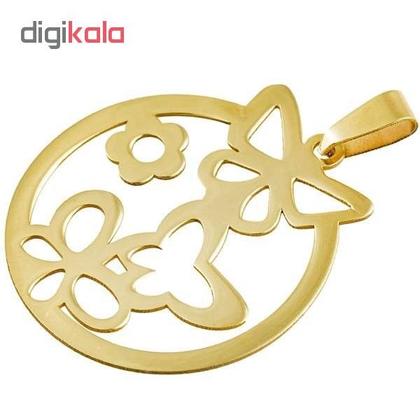 نیم ست طلا 18 عیار زنانه طرح پروانه کد SG570 — تصویر 4 از 6