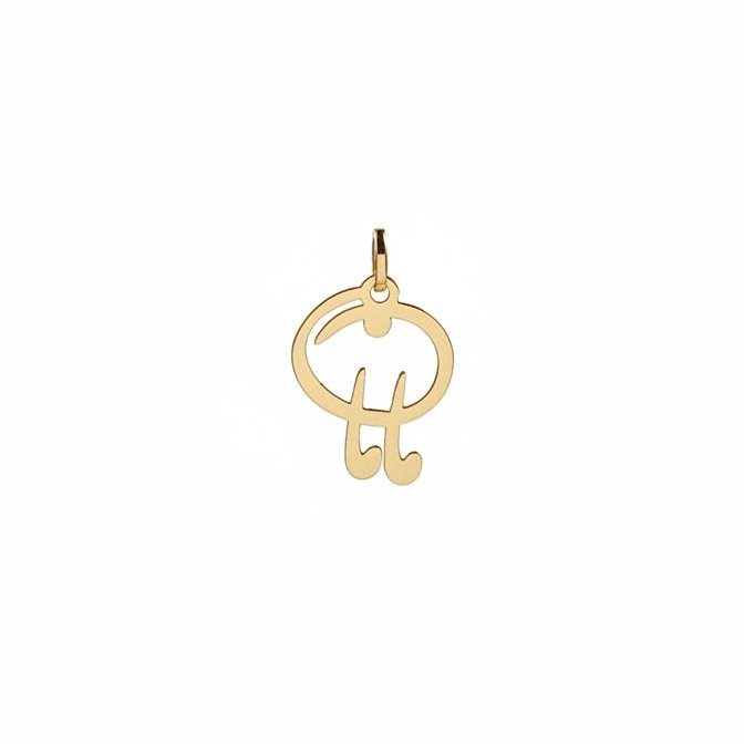 آویز گردنبند طلا 18 عیار زنانه نیکان گلد طرح مامان کد 6589 — تصویر 1 از 2