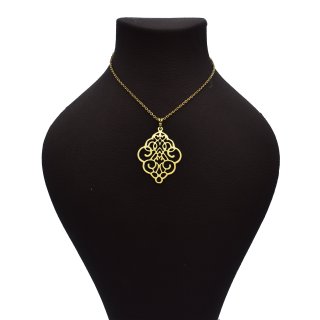 گردنبند طلا 18 عیار زنانه مدل اسلیمی P332 — تصویر 2 از 2
