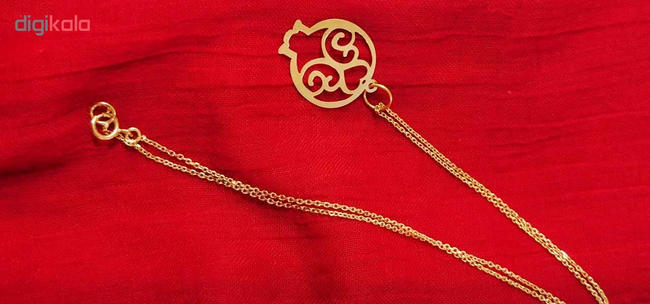 گردنبند طلا 18 عیار کانیار گالری طرح انار کد 01 — تصویر 2 از 4