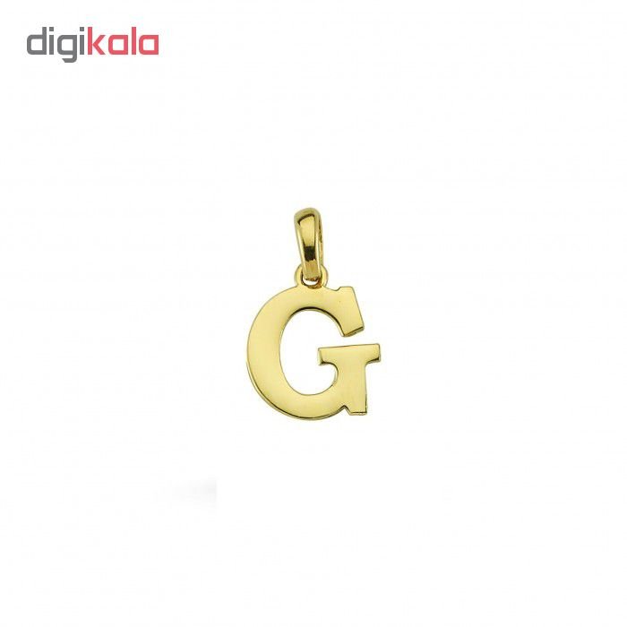 آویز گردنبند طلا 18 عیار زنانه نیکان زر مدل GM107 — تصویر 2 از 3