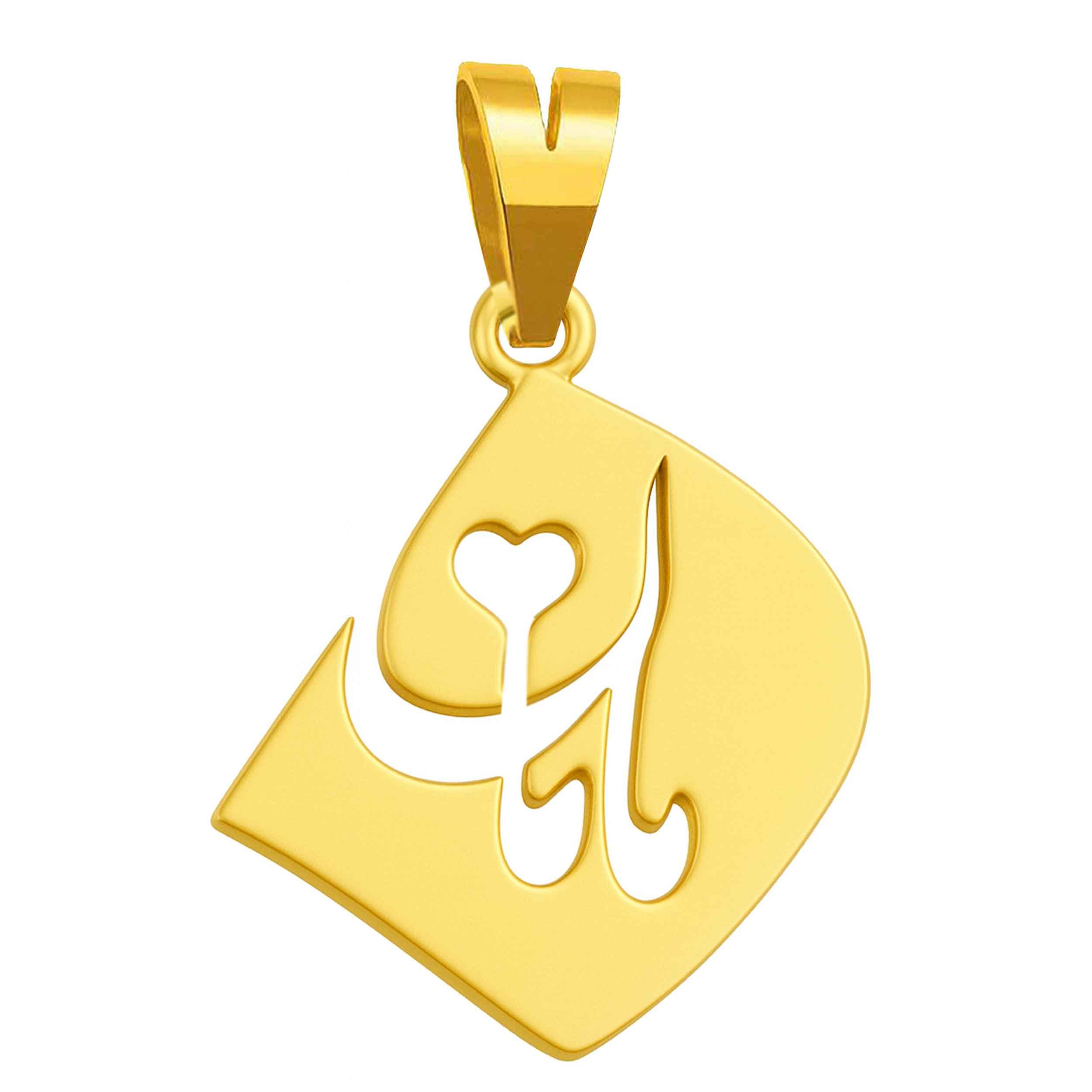 آویز گردنبند طلا 18 عیار زنانه نیکان گلد طرح مامان کد 6589 — تصویر 1 از 2
