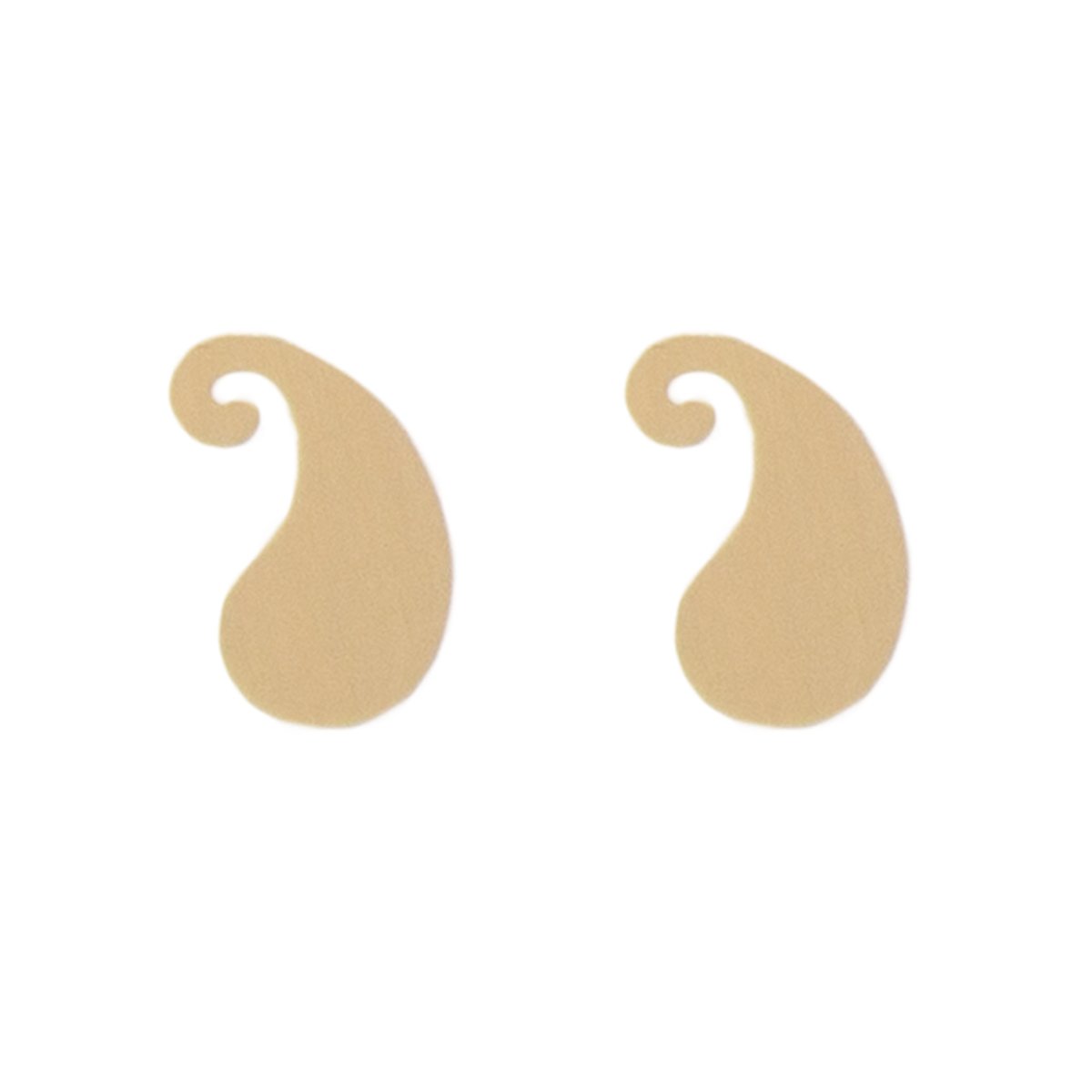 گوشواره طلا 18 عیار زنانه طرح ترمه J0015 — تصویر 1 از 2