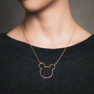 گردنبند طلا 18 عیار زنانه مدل مینیمال — تصویر 2 از 2