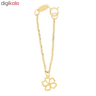آویز ساعت طلا 18 عیار زنانه طرح گل کد SG490 — تصویر 2 از 2