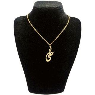 گردنبند طلا 18 عیار زنانه طرح علی کد UN0064 — تصویر 2 از 2