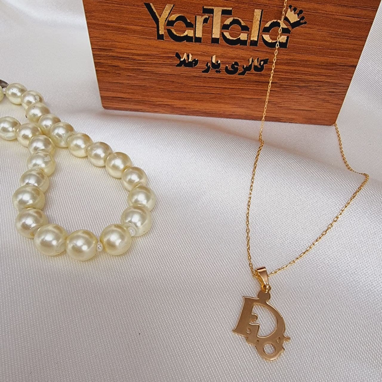 گردنبند طلا 18 عیار زنانه گالری یارطلا مدل S.A  کد GLSA10 — تصویر 3 از 4
