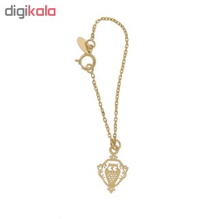 آویز ساعت طلا 18 عیار زنانه طرح جغد کد SG455 — تصویر 2 از 2