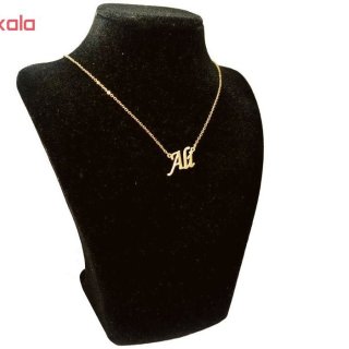 گردنبند طلا 18 عیار زنانه طرح اسم علی کد UN0029 — تصویر 3 از 3