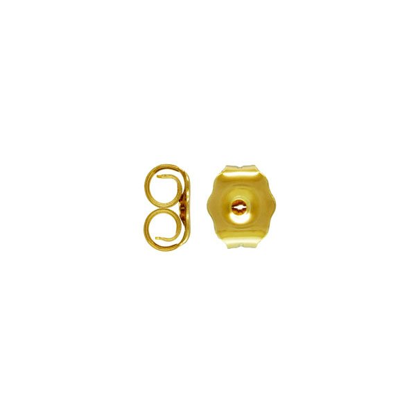 گوشواره طلا 18 عیار زنانه نیکان گلد مدل پشت گوشواره NK365 — تصویر 2 از 3
