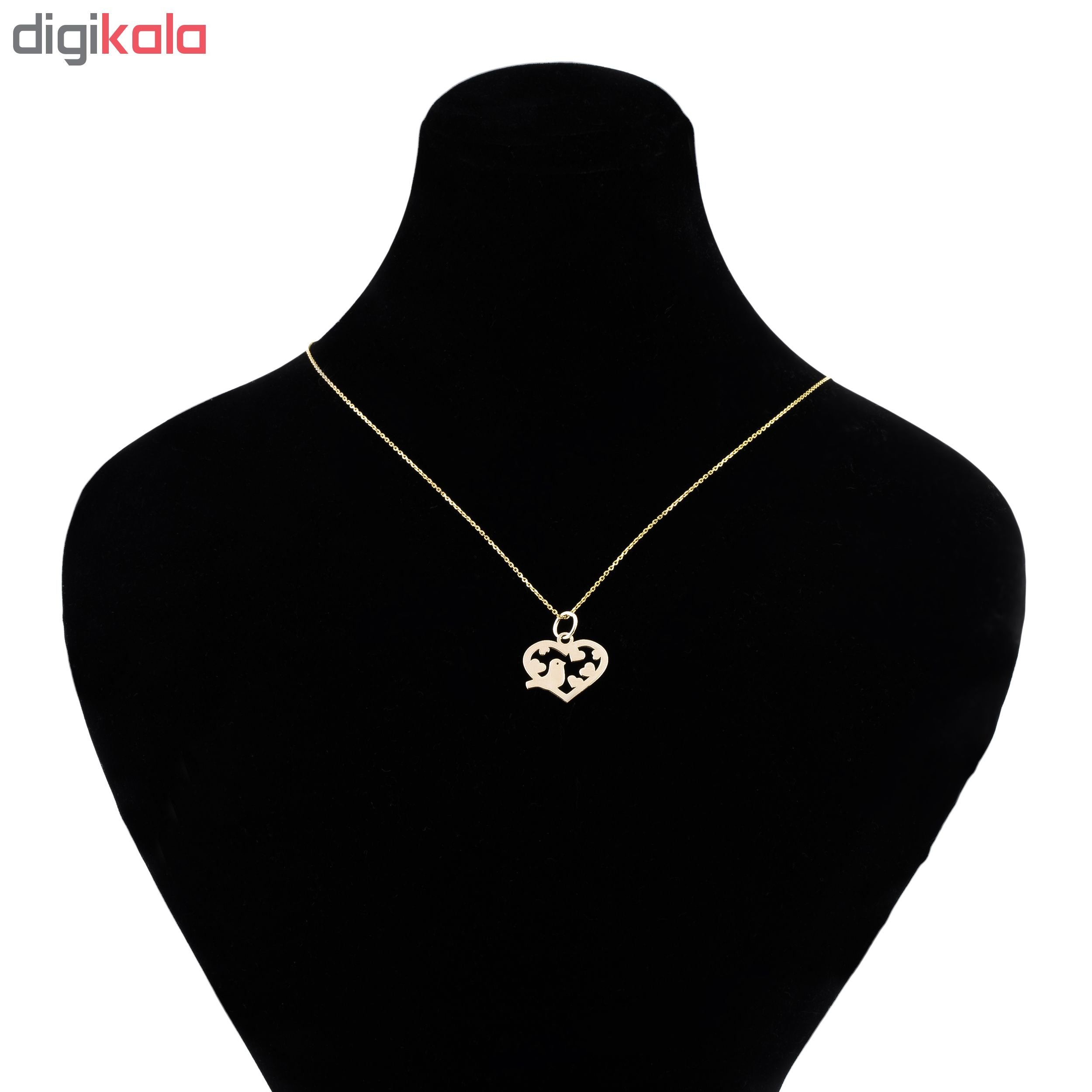 گردنبند طلا 18عیار کد N1002 — تصویر 2 از 4