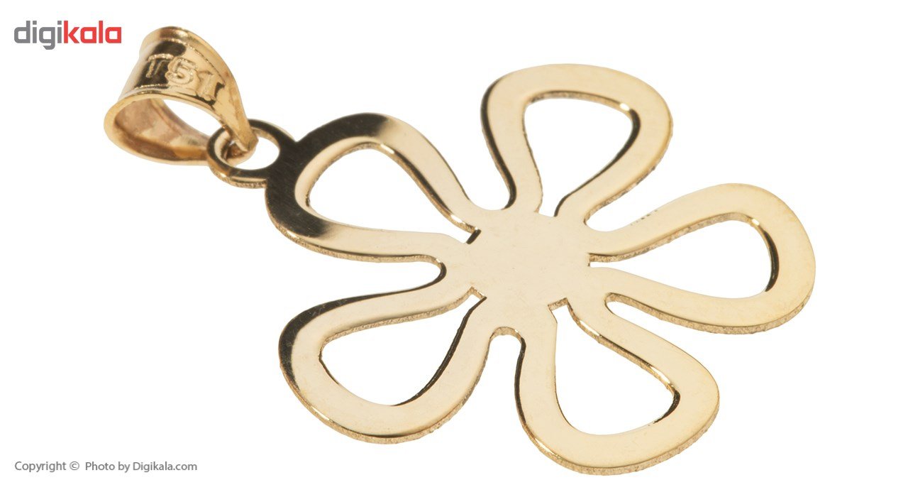 نیم ست طلا 18 عیار زنانه رزا مدل SG62 — تصویر 4 از 7