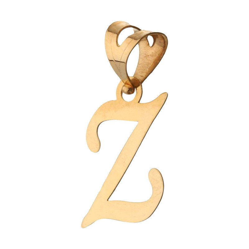 آویز گردنبند طلا 18 عیار زنانه مدل حرف Z کد S2067 — تصویر 2 از 3