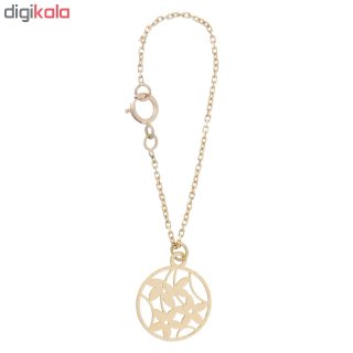 آویز ساعت طلا 18 عیار زنانه طرح گل کد SG396 — تصویر 2 از 2