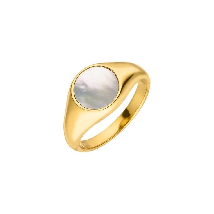 انگشتر طلا 18 عیار زنانه قیراط طرح صدف کد GH 3102 — تصویر 2 از 3