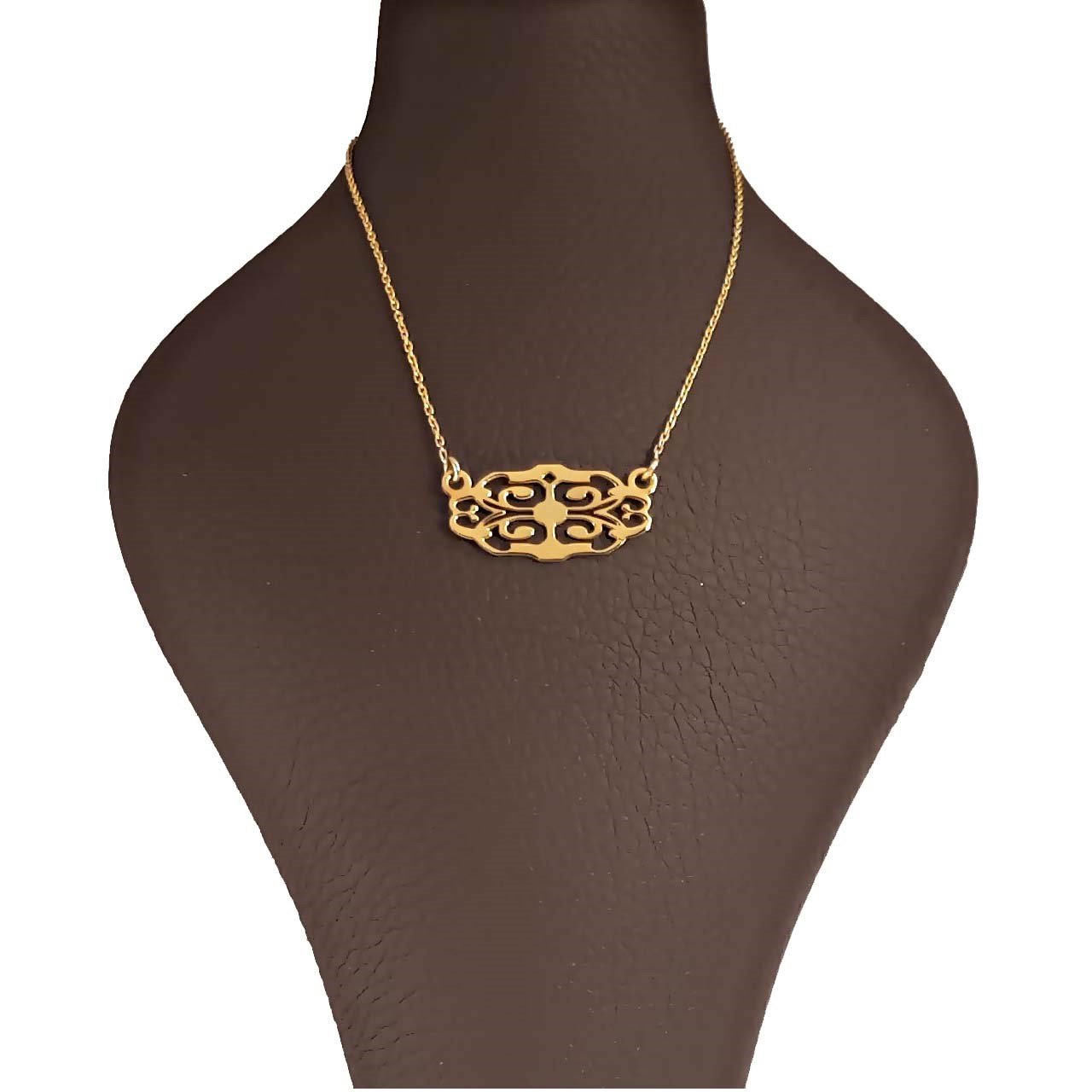 گردنبند طلا 18 عیار زنانه گالری آمانژ مدل D230 — تصویر 1 از 3