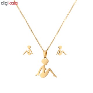 گردنبند طلا 18 عیار زنانه کد S03 — تصویر 2 از 2