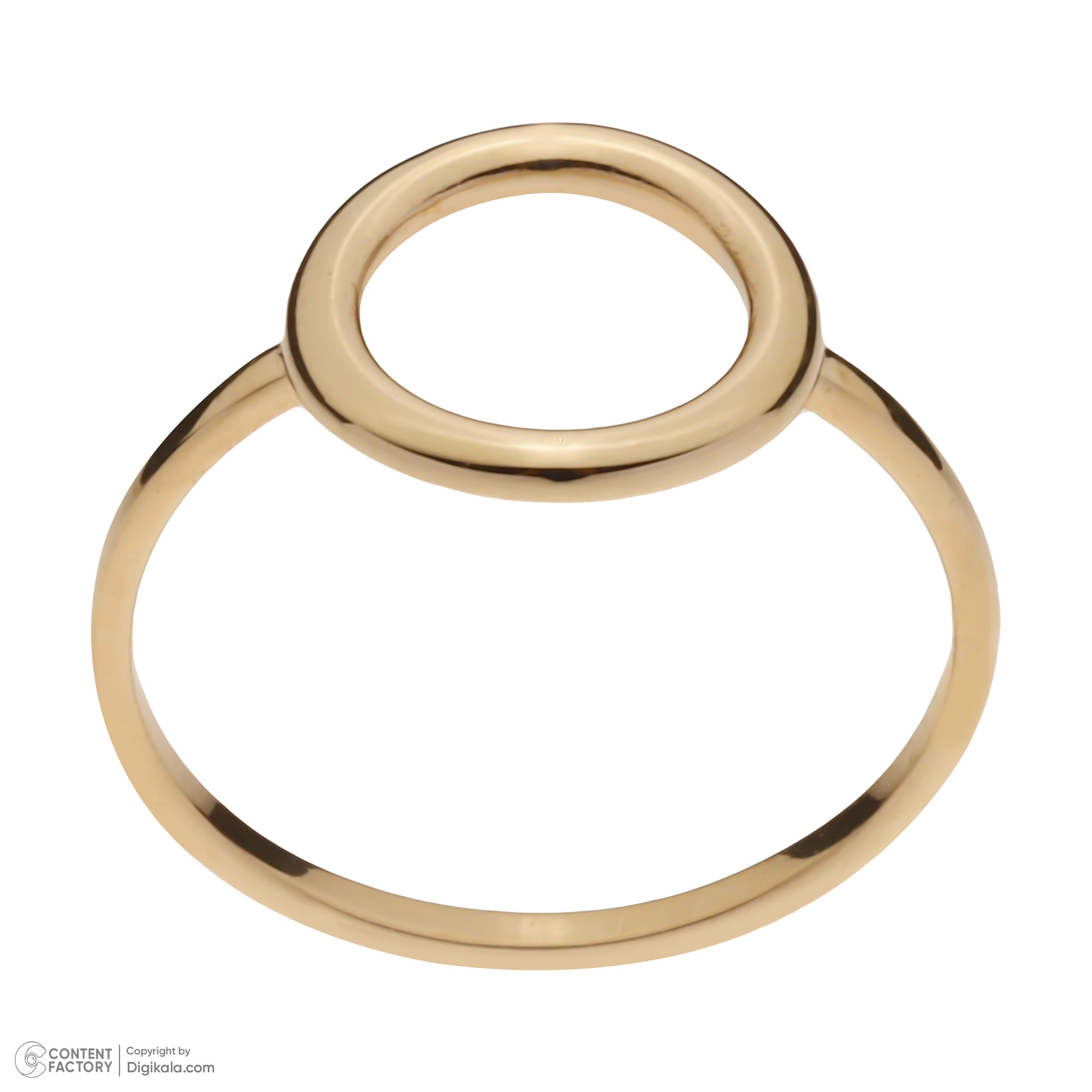 انگشتر طلا 18 عیار زنانه نیکان گلد مدل CIRCLE112 — تصویر 4 از 5