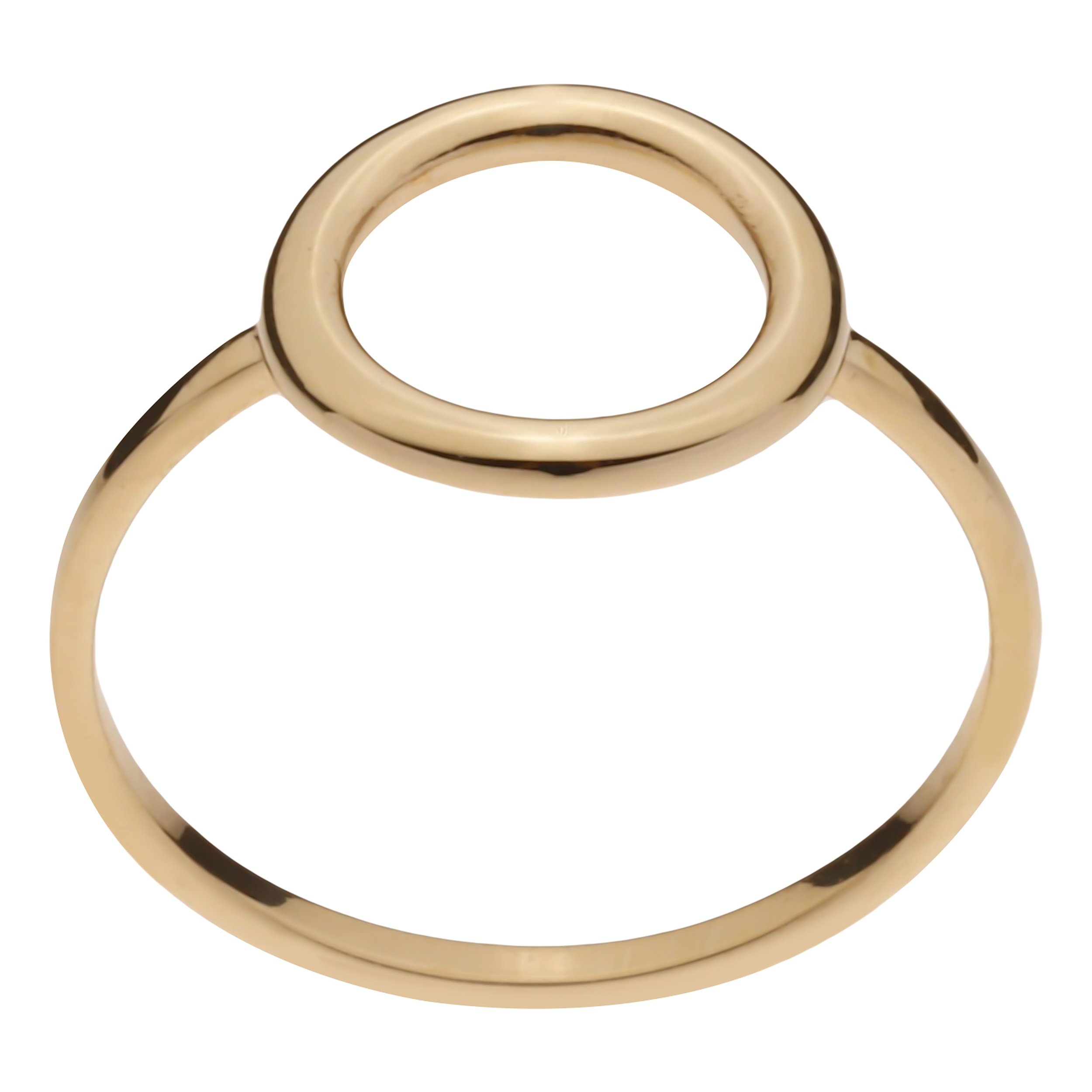 انگشتر طلا 18 عیار زنانه نیکان گلد مدل CIRCLE112 — تصویر 1 از 5