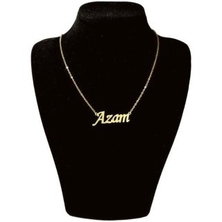 گردنبند طلا 18 عیار زنانه طرح اسم اعظم کد UN0039 — تصویر 1 از 2