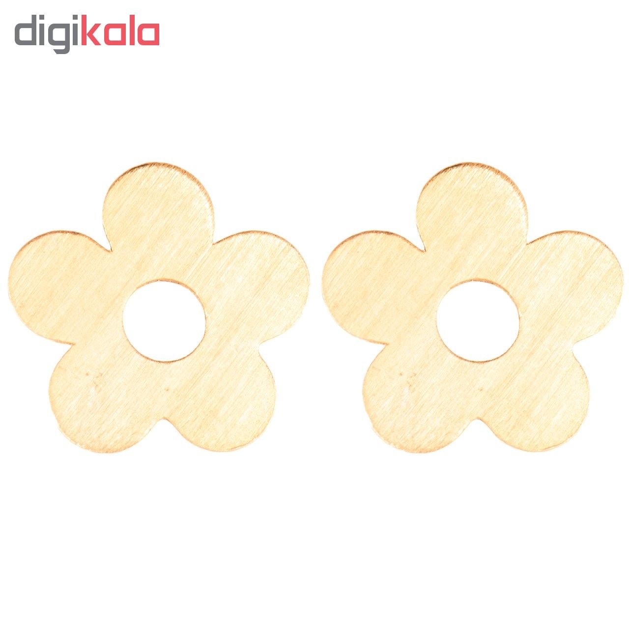 گوشواره طلا 18 عیار زنانه آریاگلد مدل R259 — تصویر 2 از 3