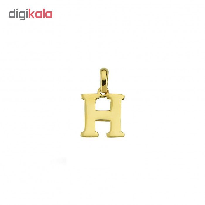 آویز گردنبند طلا 18 عیار زنانه نیکان زر مدل GM108 — تصویر 2 از 4
