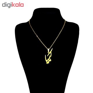 گردنبند طلا 18عیار زنانه آرشا طرح کیمیا کد A2141 — تصویر 3 از 3