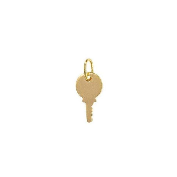 آویز گردنبند طلا 18 عیار زنانه قیراط طرح کلید کد GH5912 — تصویر 1 از 3
