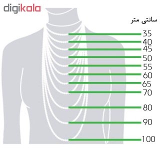 گردنبند طلا 18 عیار زنانه همای گالری مدل 3598001 — تصویر 7 از 7