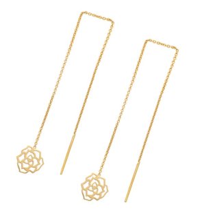 گوشواره طلا 18 عیار سپیده گالری کد SE0025 — تصویر 4 از 4
