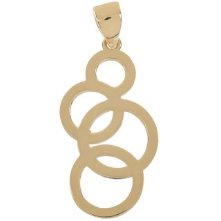 آویز گردنبند طلا 18 عیار زنانه زرین مدل AB762 — تصویر 1 از 1