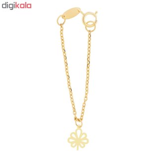 آویز ساعت طلا 18 عیار زنانه طرح گل کد SG444 — تصویر 2 از 2