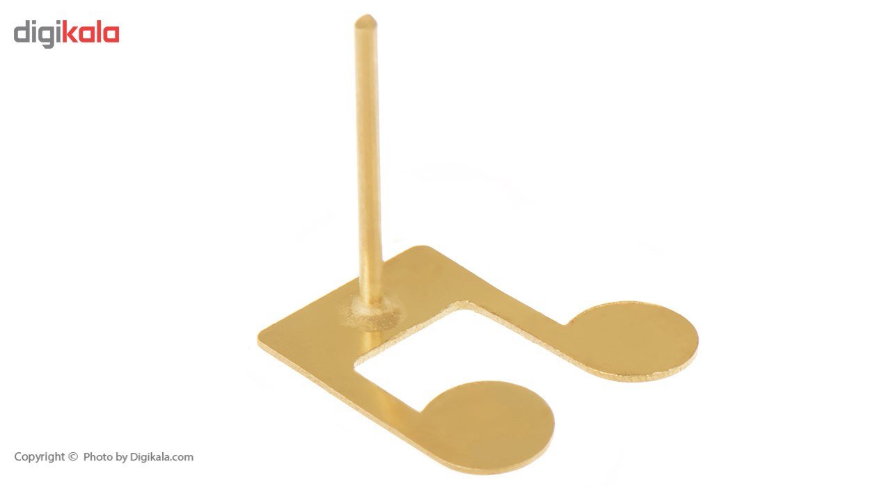 گوشواره طلا 18 عیار پندار گلد مدل GM21 — تصویر 3 از 4