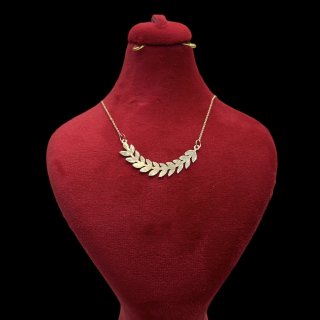 گردنبند طلا 18 عیار زنانه مدل گندم — تصویر 2 از 2