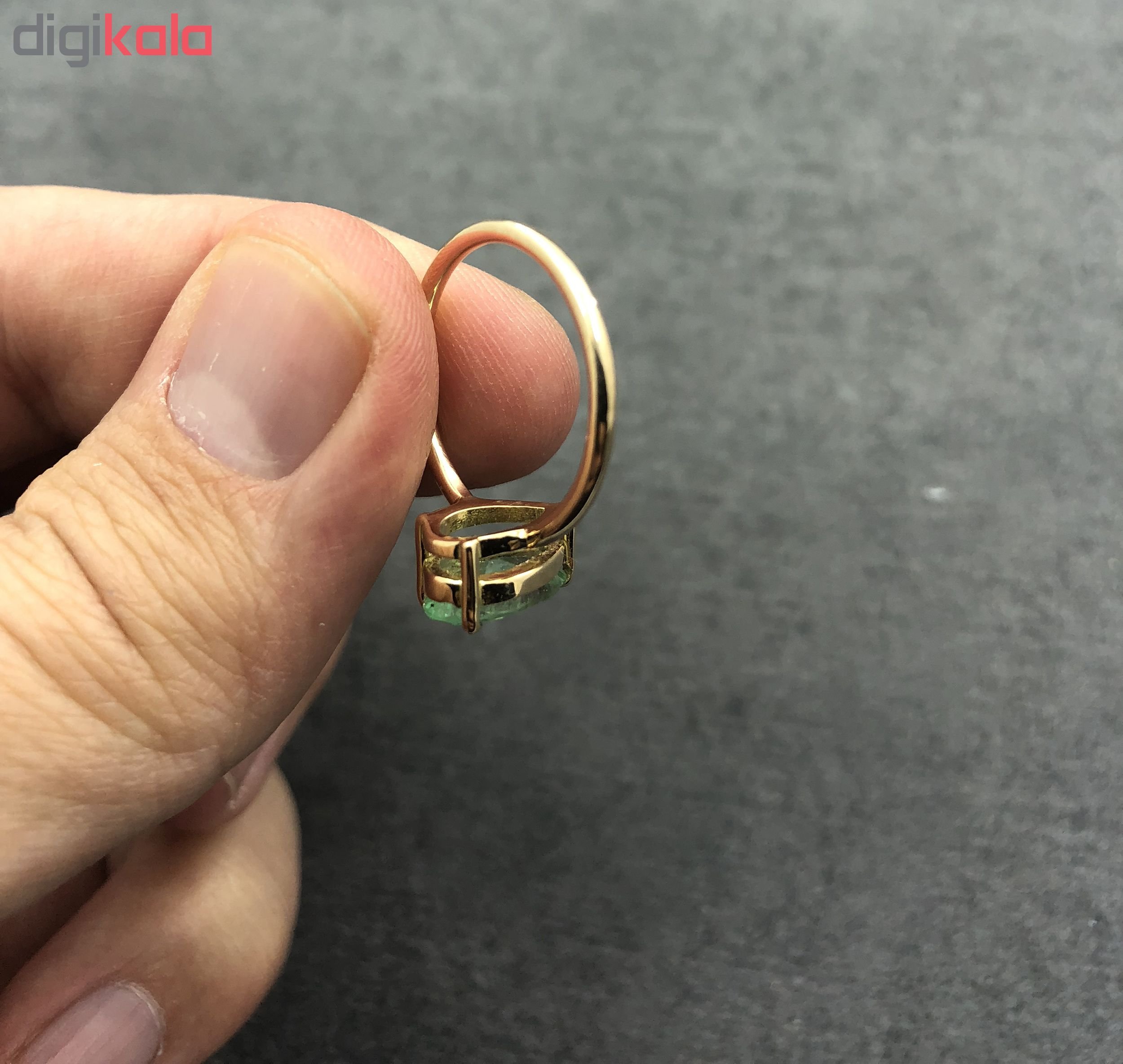 انگشتر طلا 18 عیار زنانه گیرا گالری مدل G905 — تصویر 5 از 7