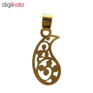 آویز گردنبند طلا 18عیار آریاگلد مدل R182 — تصویر 2 از 2
