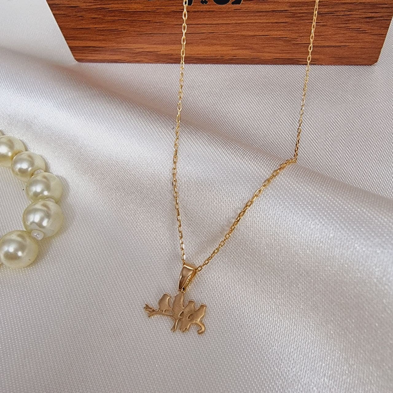 گردنبند طلا 18 عیار زنانه  گالری یارطلا مدل S.A کد GLSA06 — تصویر 3 از 4