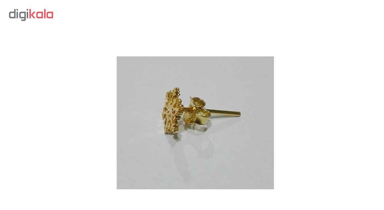 گوشواره طلا 18 عیار نازنین کد G1150 — تصویر 2 از 3