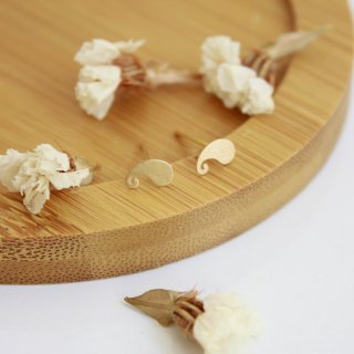 گوشواره طلا 18 عیار زنانه طرح ترمه J0015 — تصویر 2 از 2