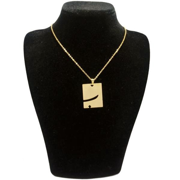 گردنبند طلا 18 عیار زنانه طرح ب کد UN0047 — تصویر 1 از 2
