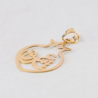 آویز گردنبند طلا 18 عیار زنانه اسنوگلد کد 13004 — تصویر 4 از 4