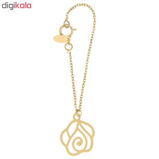 آویز ساعت طلا 18 عیار زنانه طرح گل کد SG386 — تصویر 2 از 2